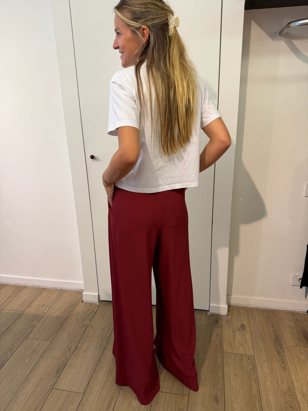 Eleonore Pants Burgundy