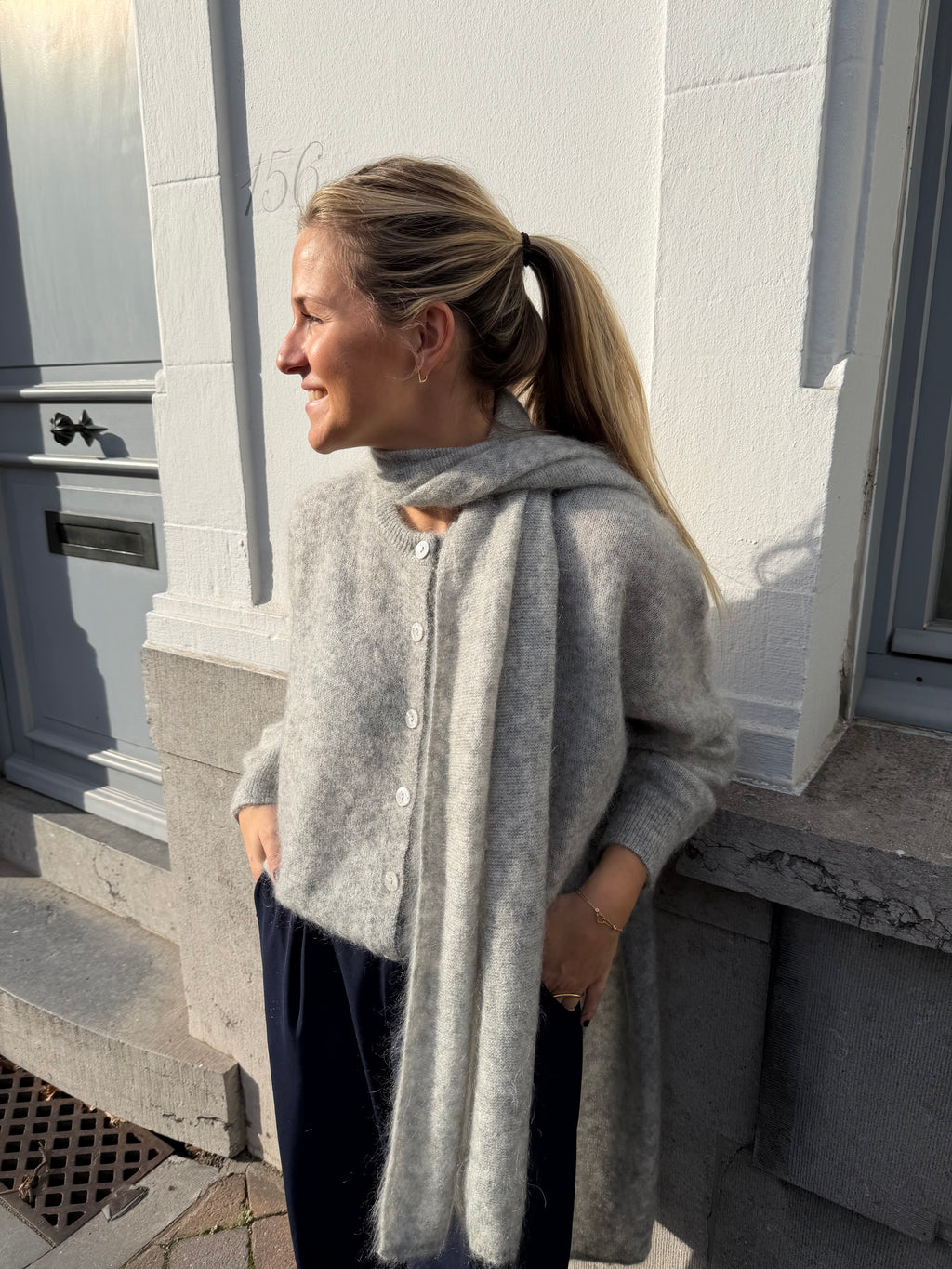 Marie Claire Scarf Grey