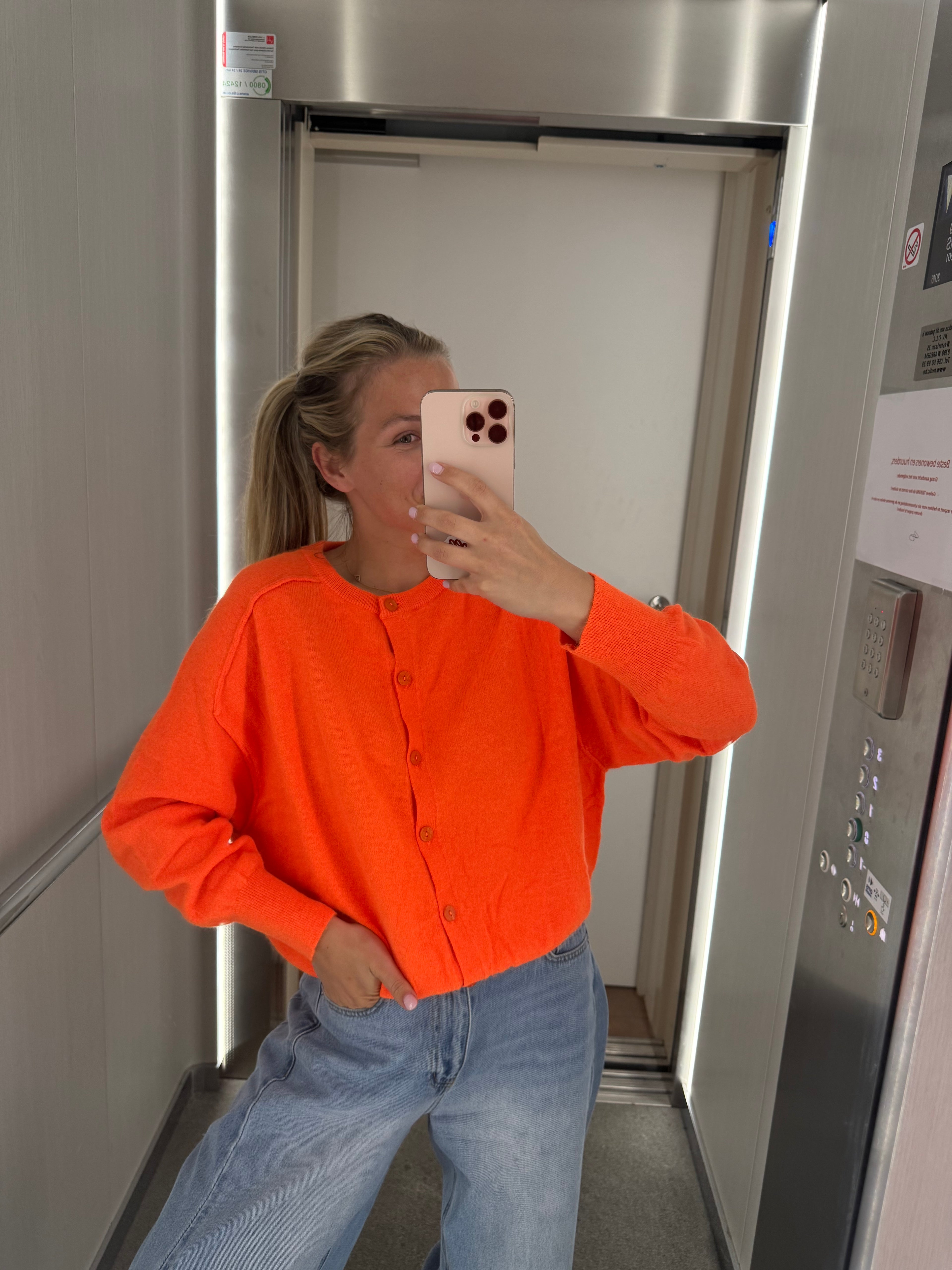 Jeanne Knit Orange
