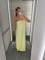 Anna Bustier Yellow