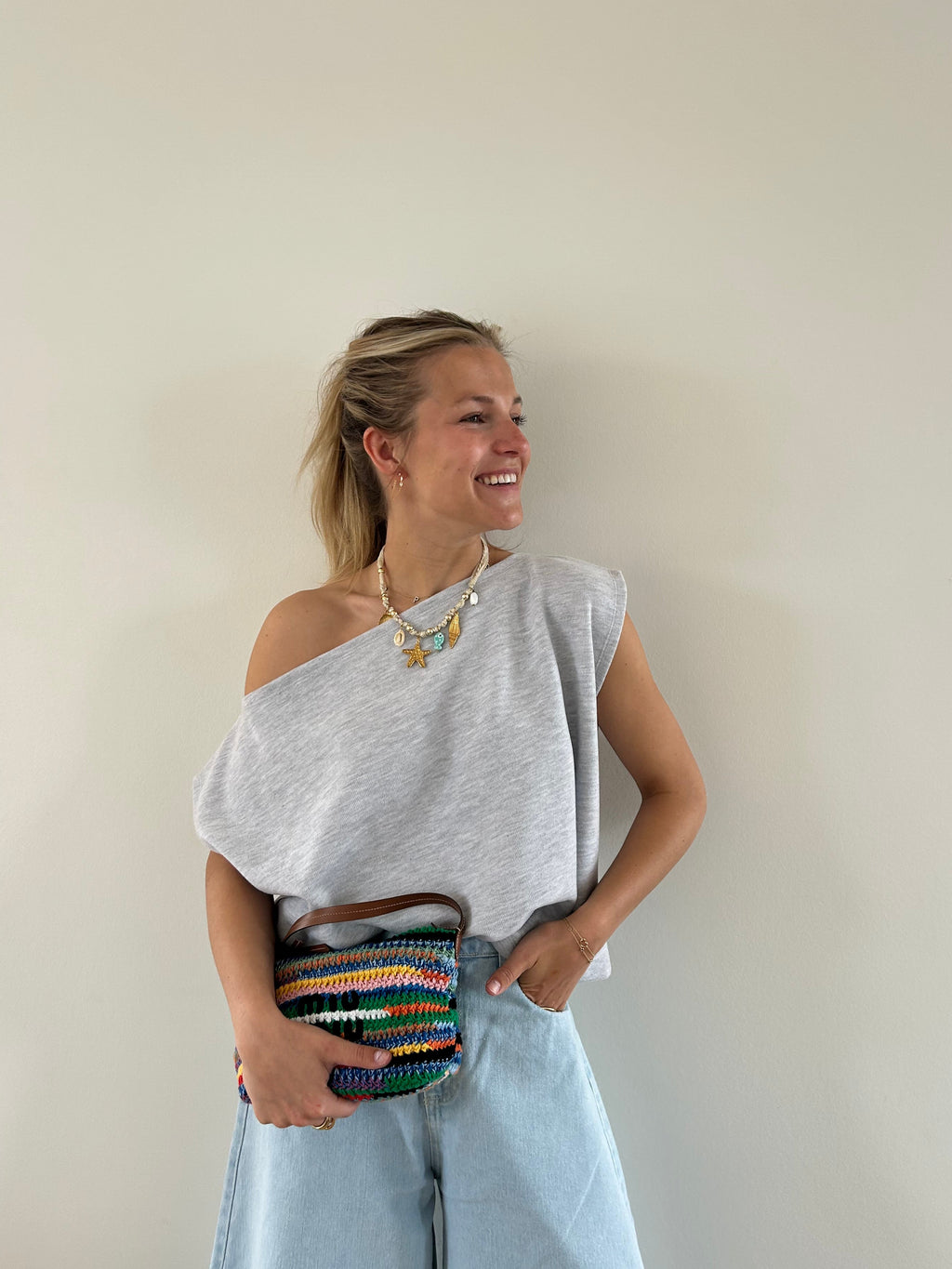 Madeleine Top Grey