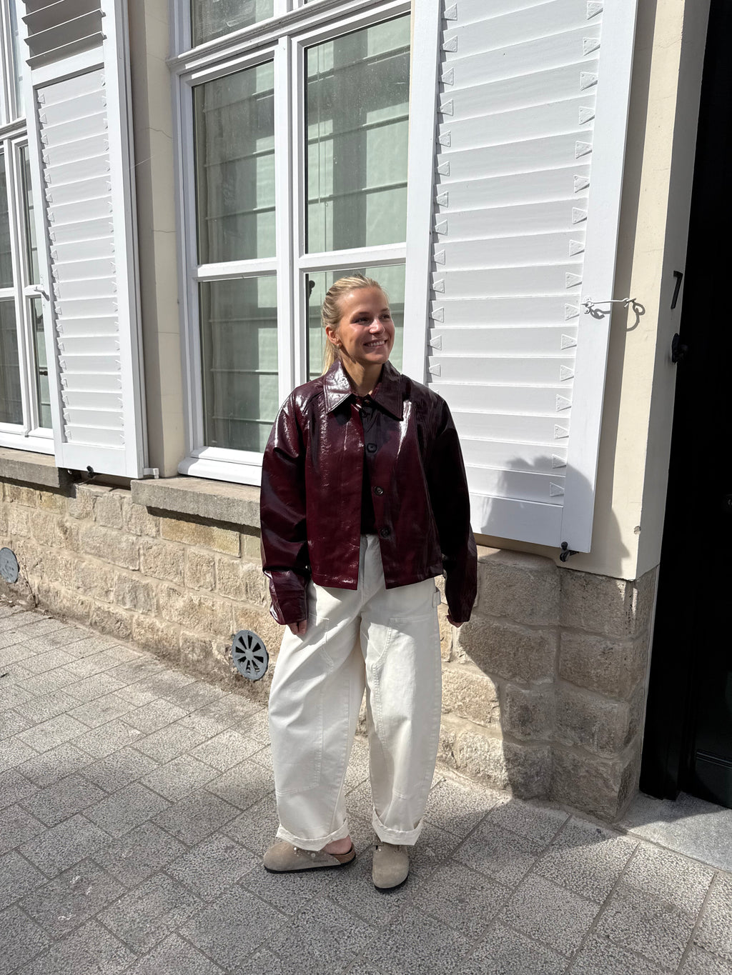 Lou Jacket Burgundy