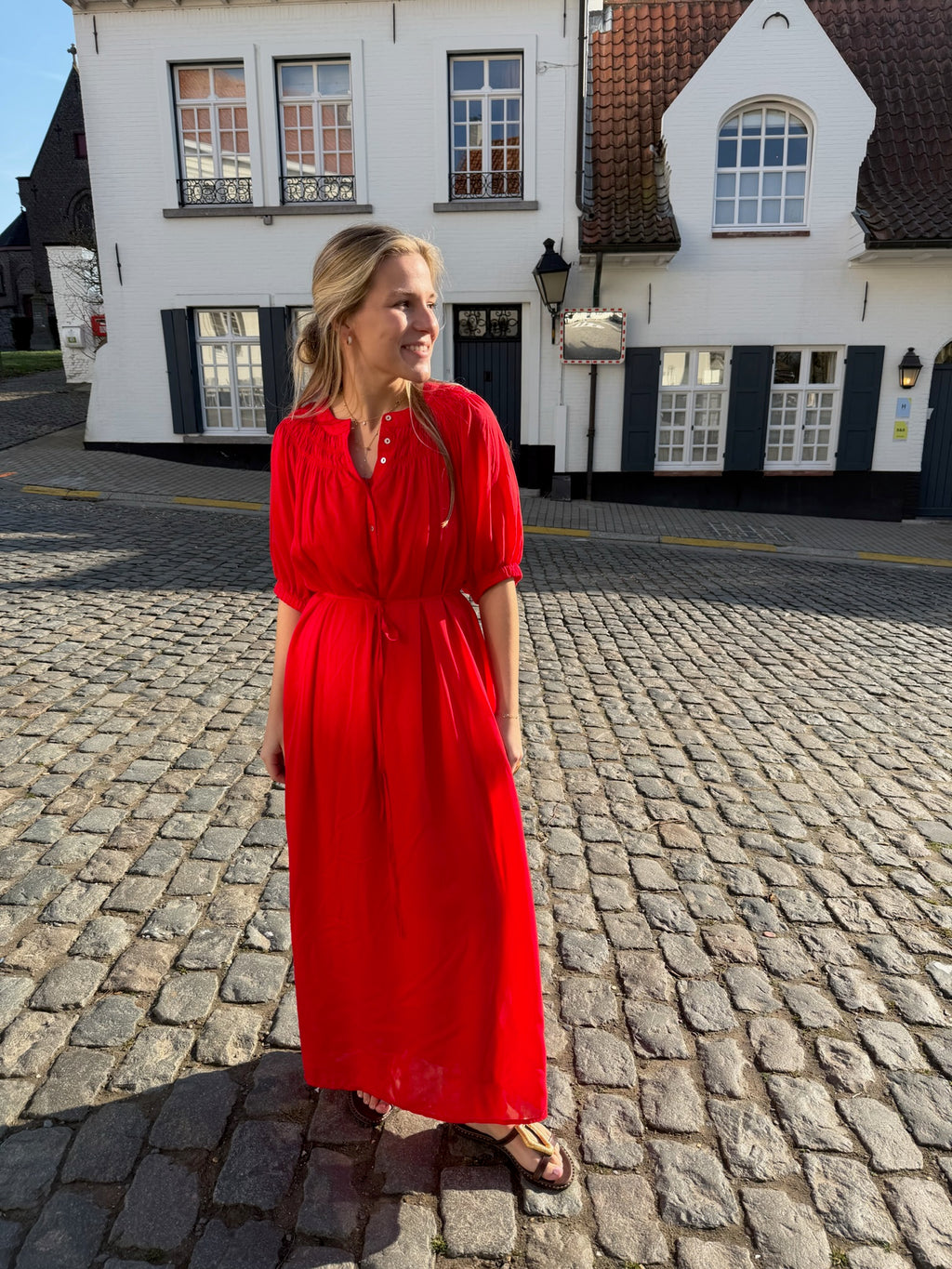 Louisianna Dress Red