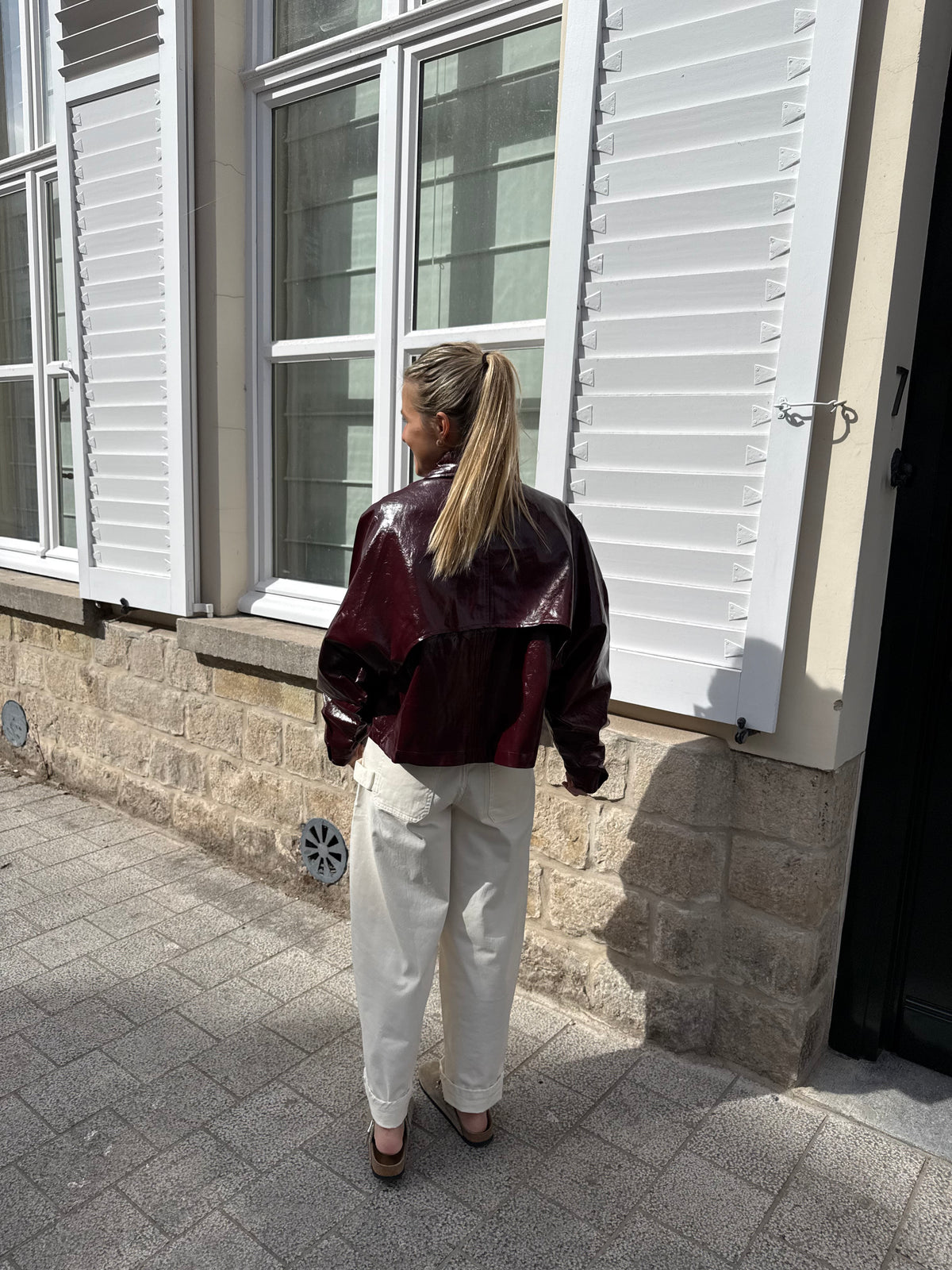 Lou Jacket Burgundy