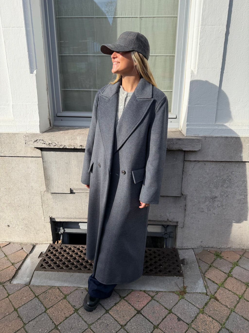 Justine Coat Grey