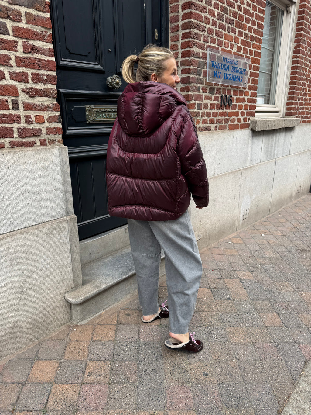 Juliette Coat Burgundy