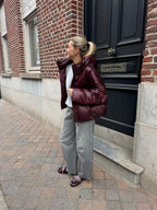 Juliette Coat Burgundy