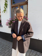 Chocolate Oversized Blazer