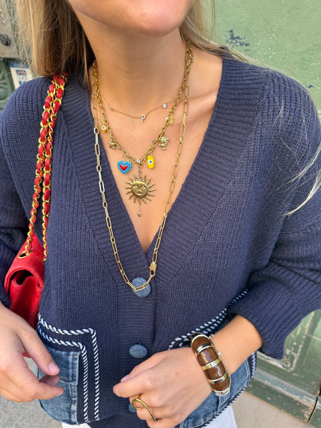 Cozette Cardigan Marine