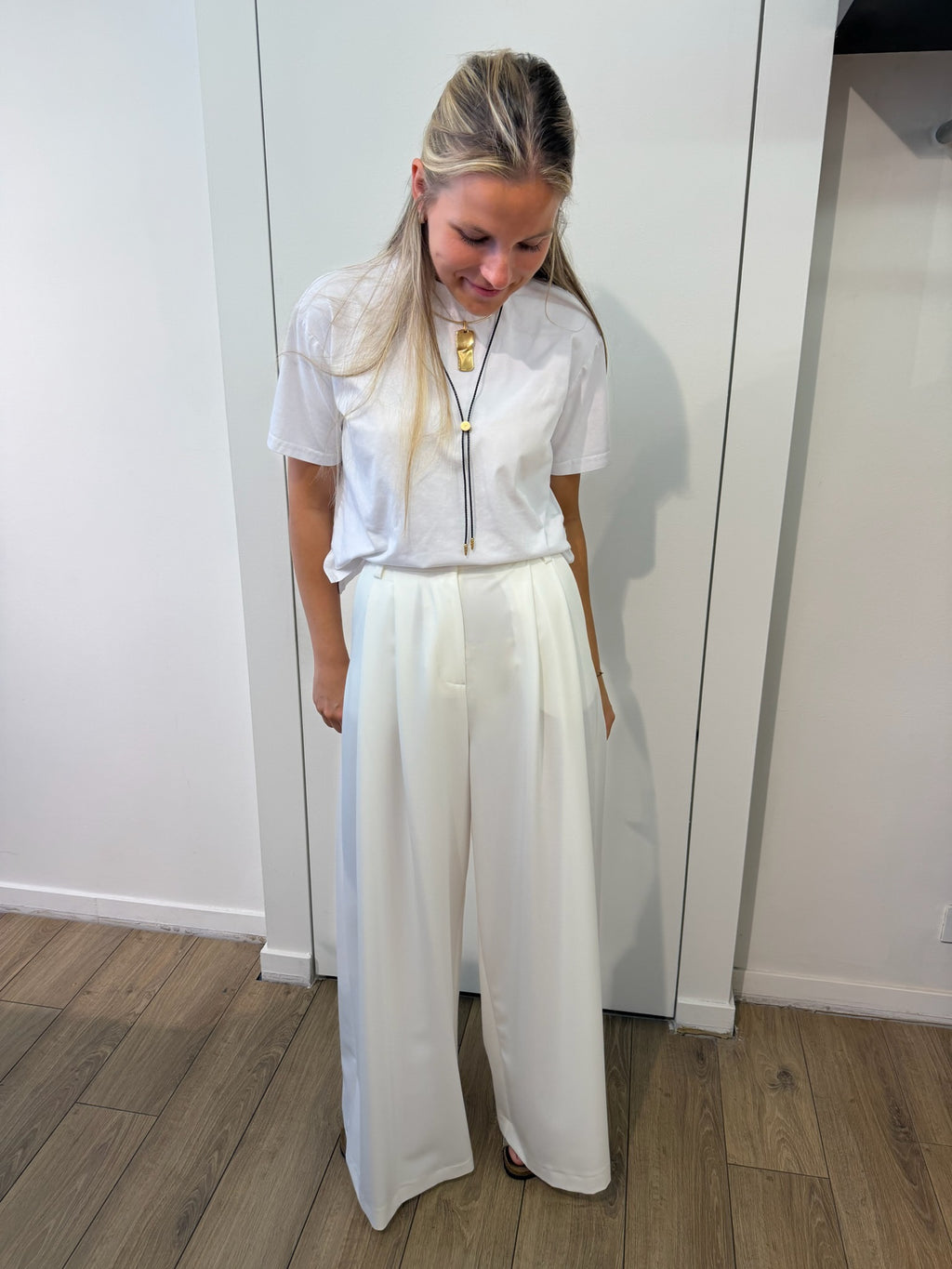Leonore Pants White