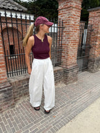 Loua Baggy Pants White