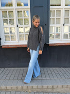 Zip Wool Knit Grey