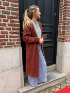 Nathalie Gilet Brique