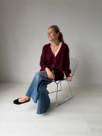 Nina Cardigan Burgundy