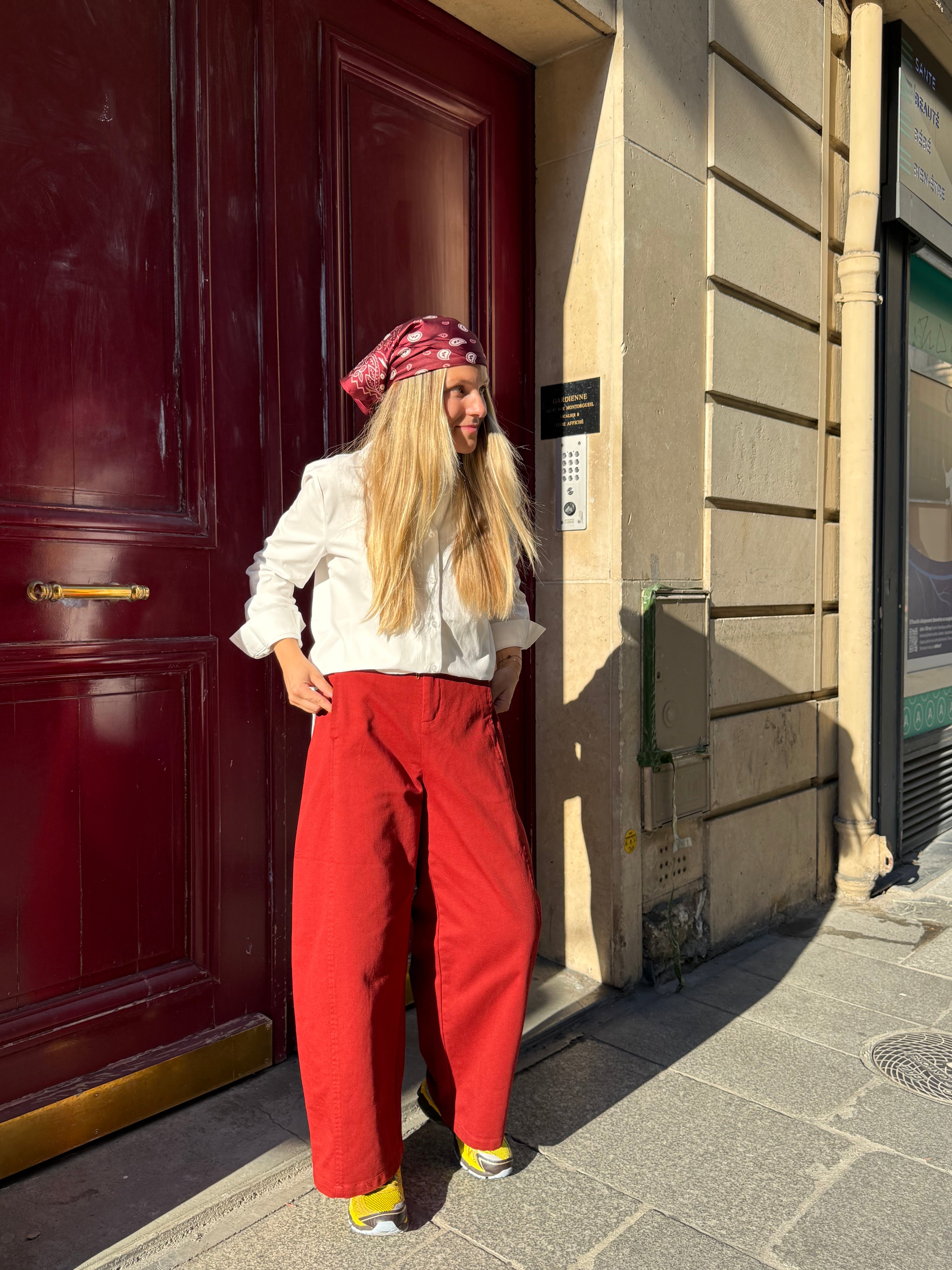 Juliette Pants Red