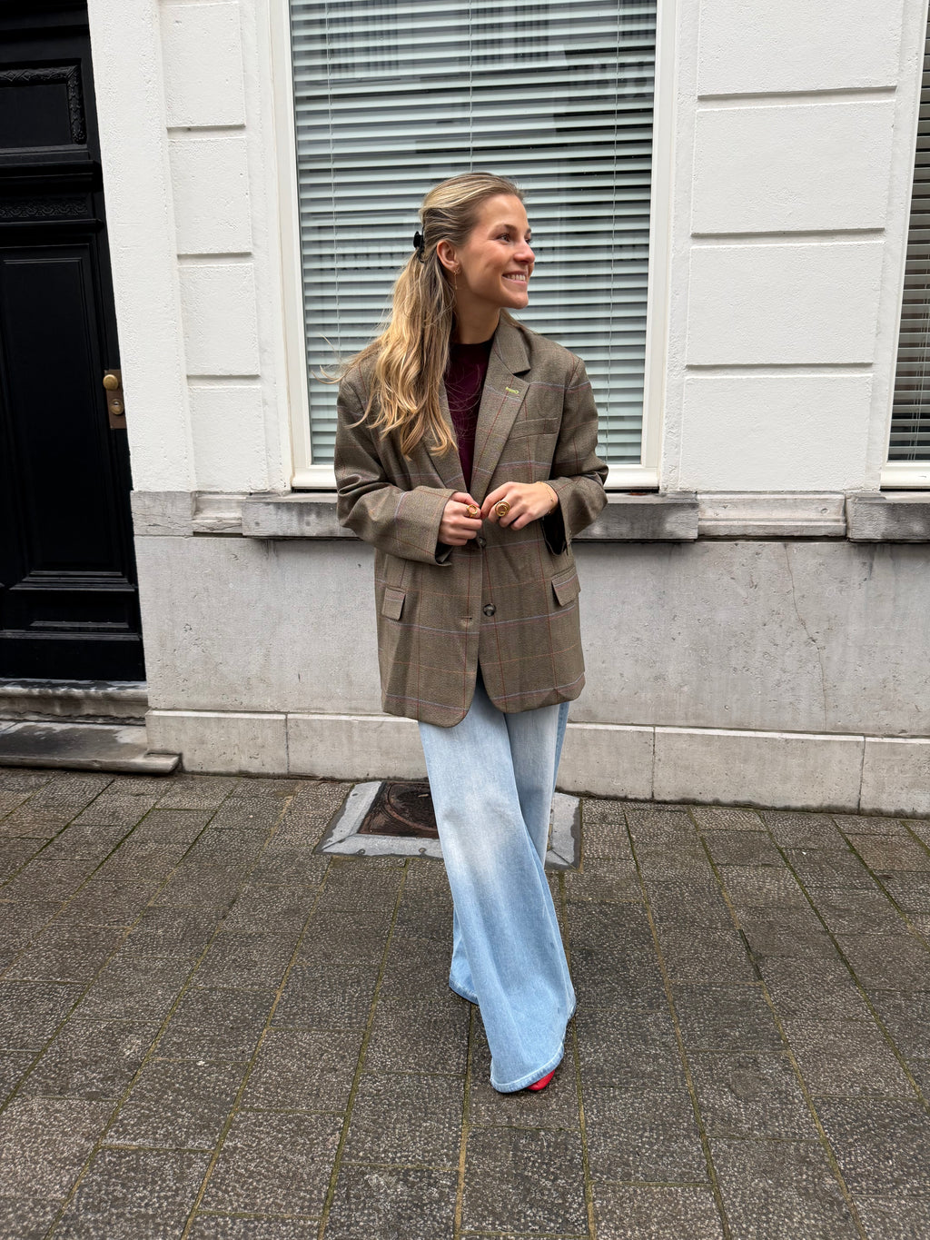 Eline Blazer Carreaux