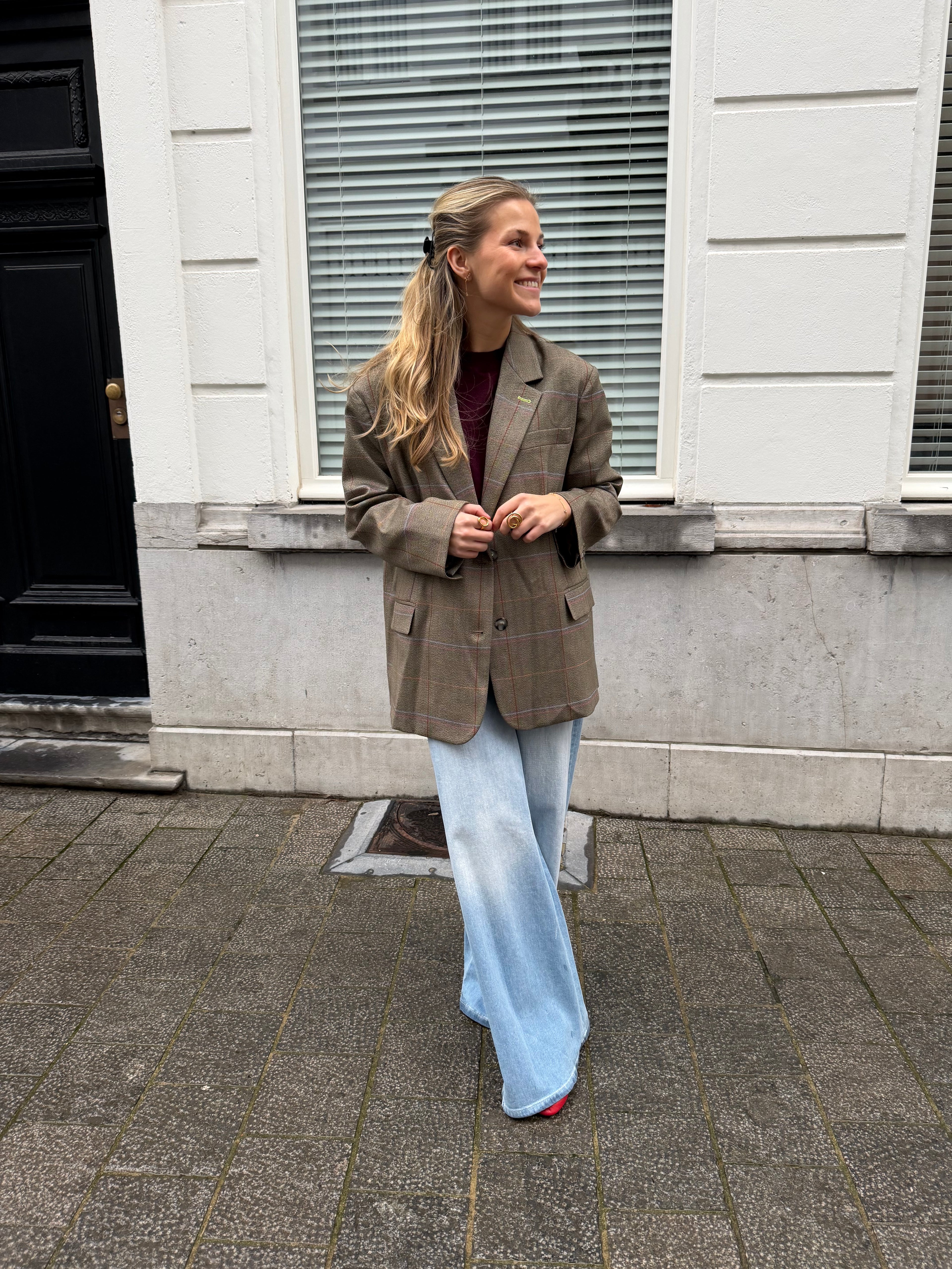 Eline Blazer Carreaux