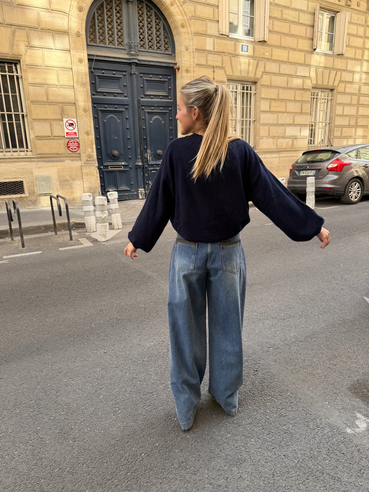 Rose Knit Marine