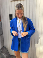 Oversized Blazer Cobalt
