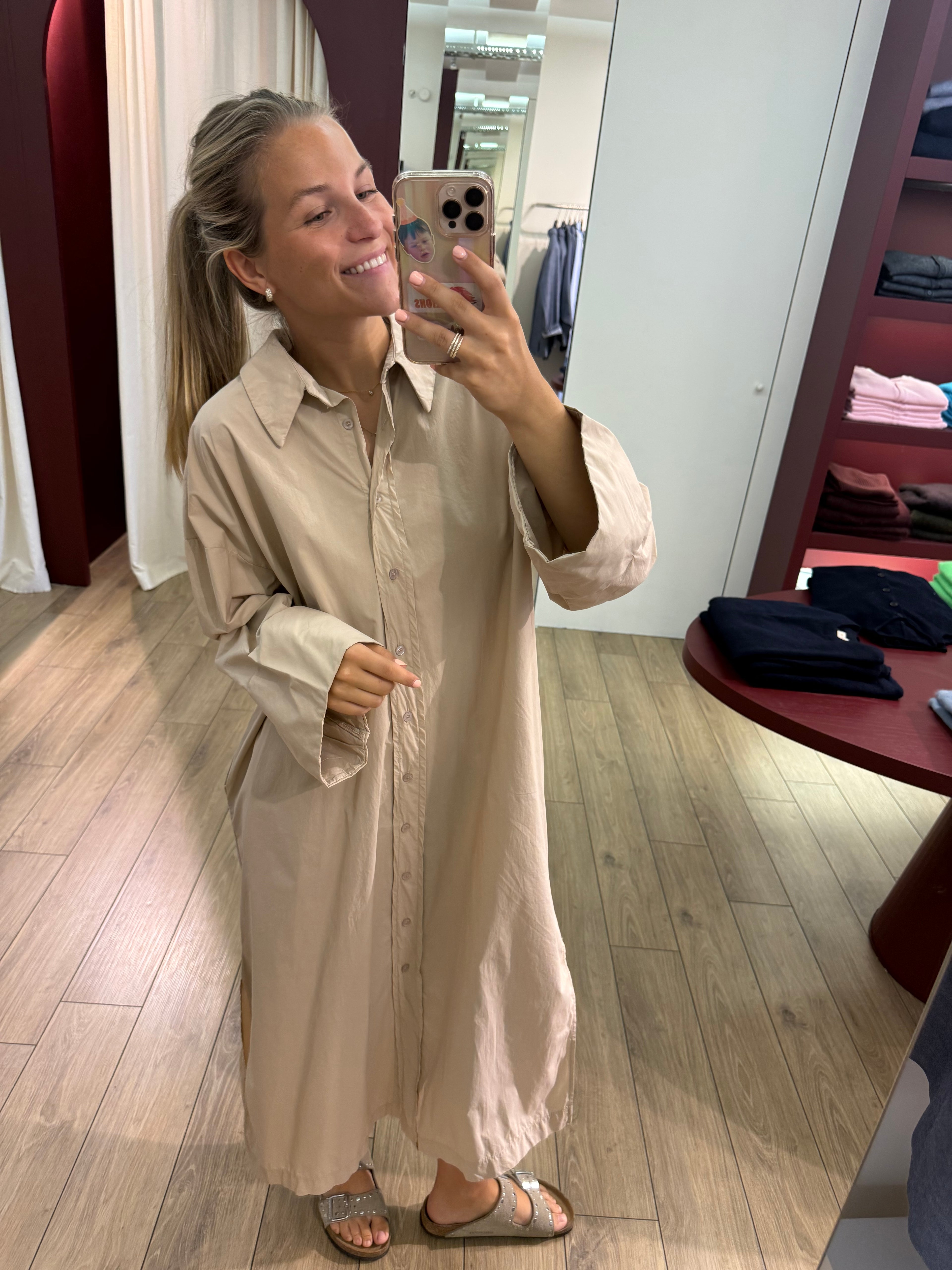 Marie Dress Beige