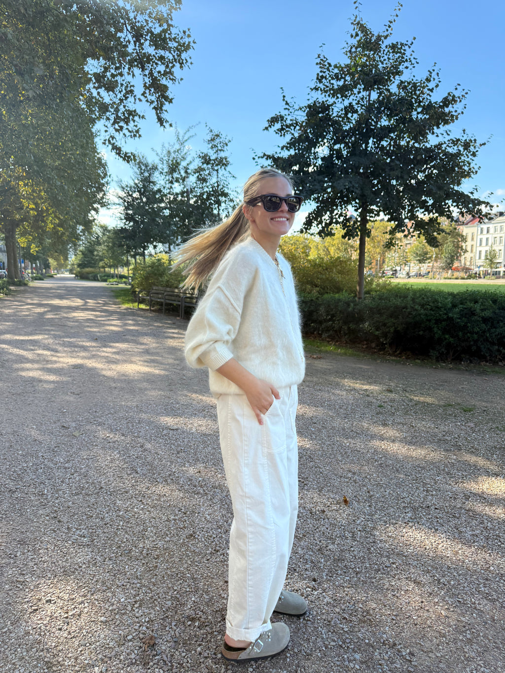 Juline Pants Ecru