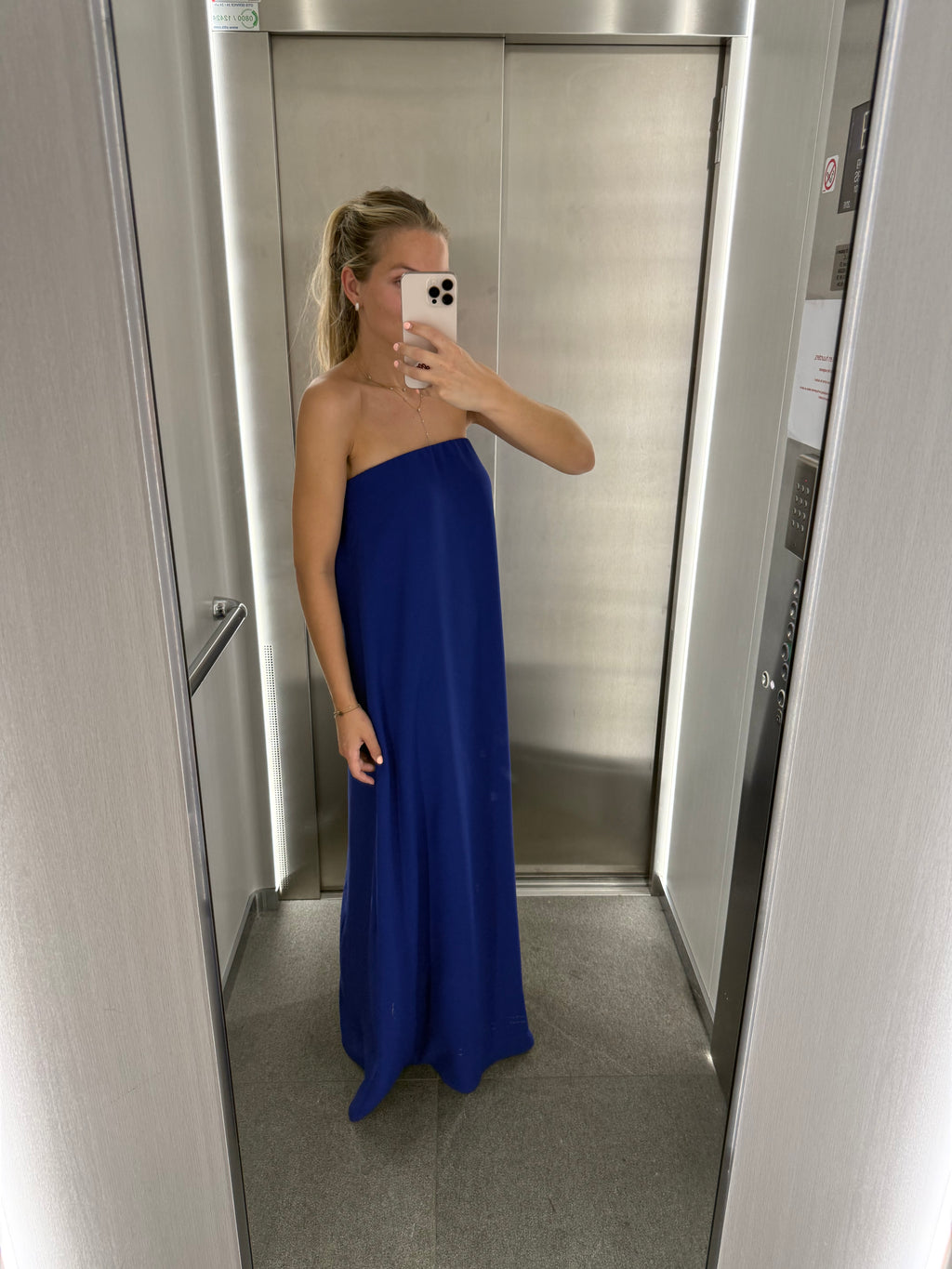 Anna Bustier Cobalt