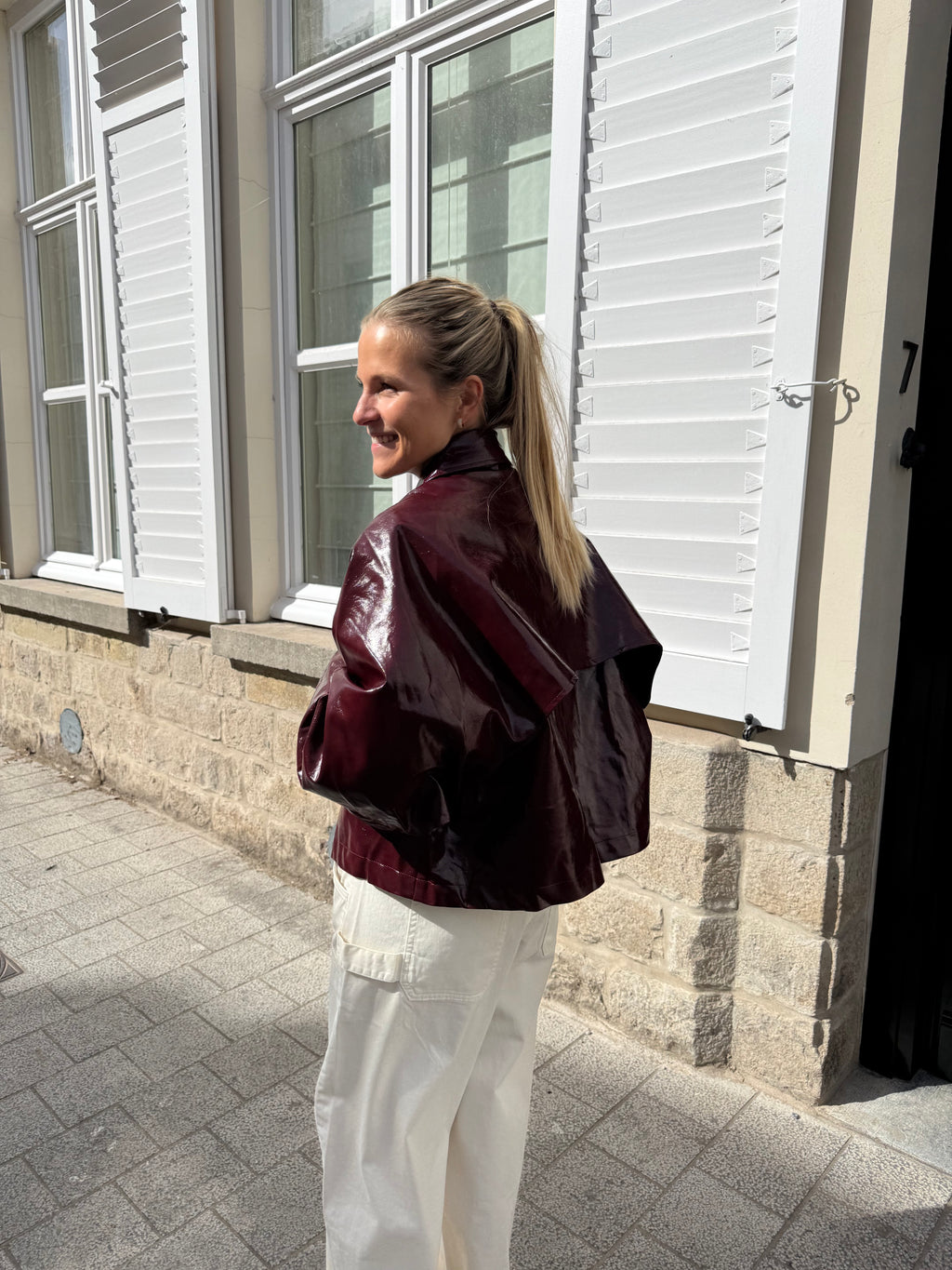 Lou Jacket Burgundy