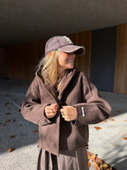 Josephine Coat Brown