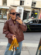 Alix Vest Burgundy