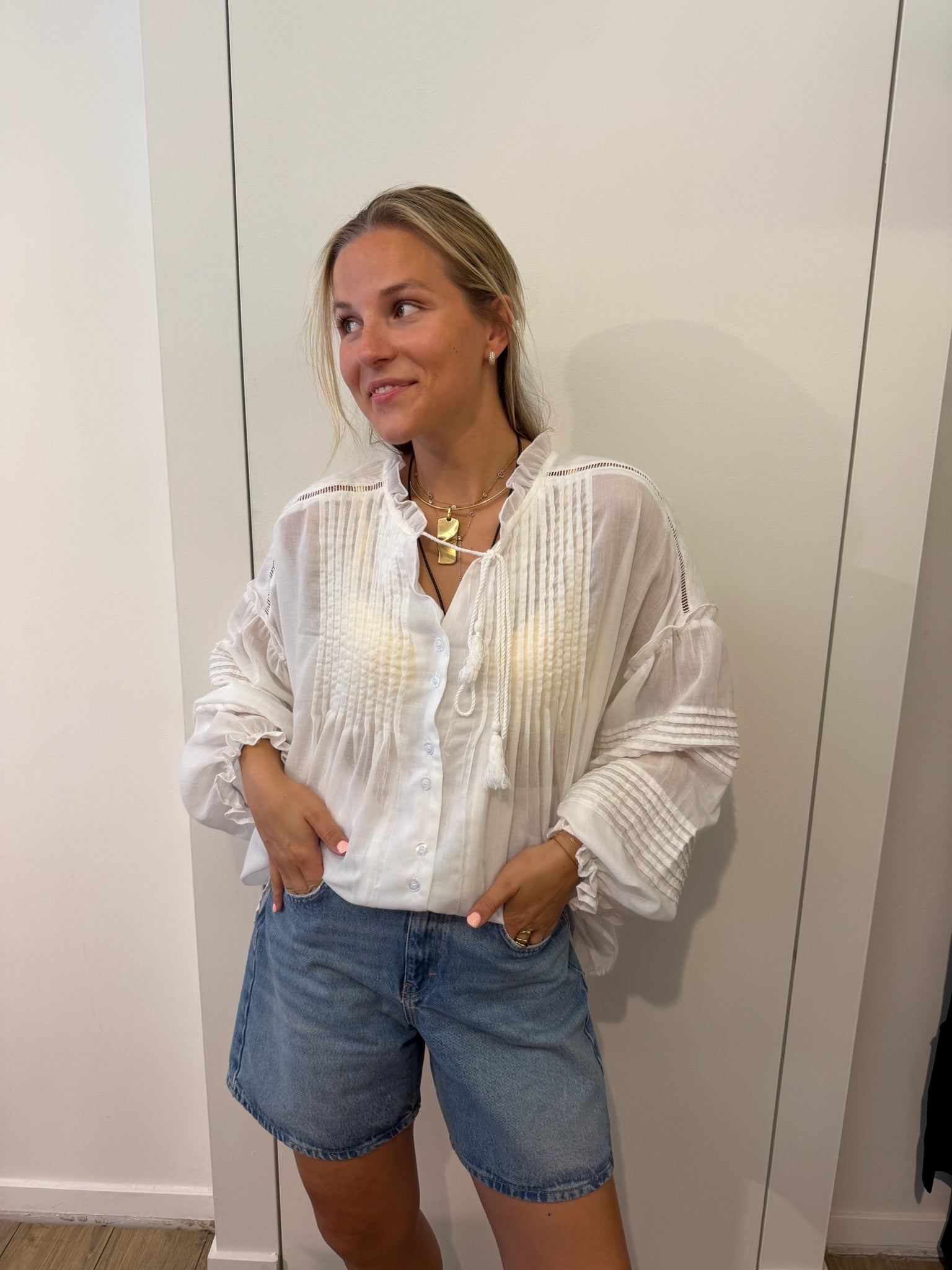 Beau Blouse White