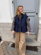 Eveline Wide Pants Beige