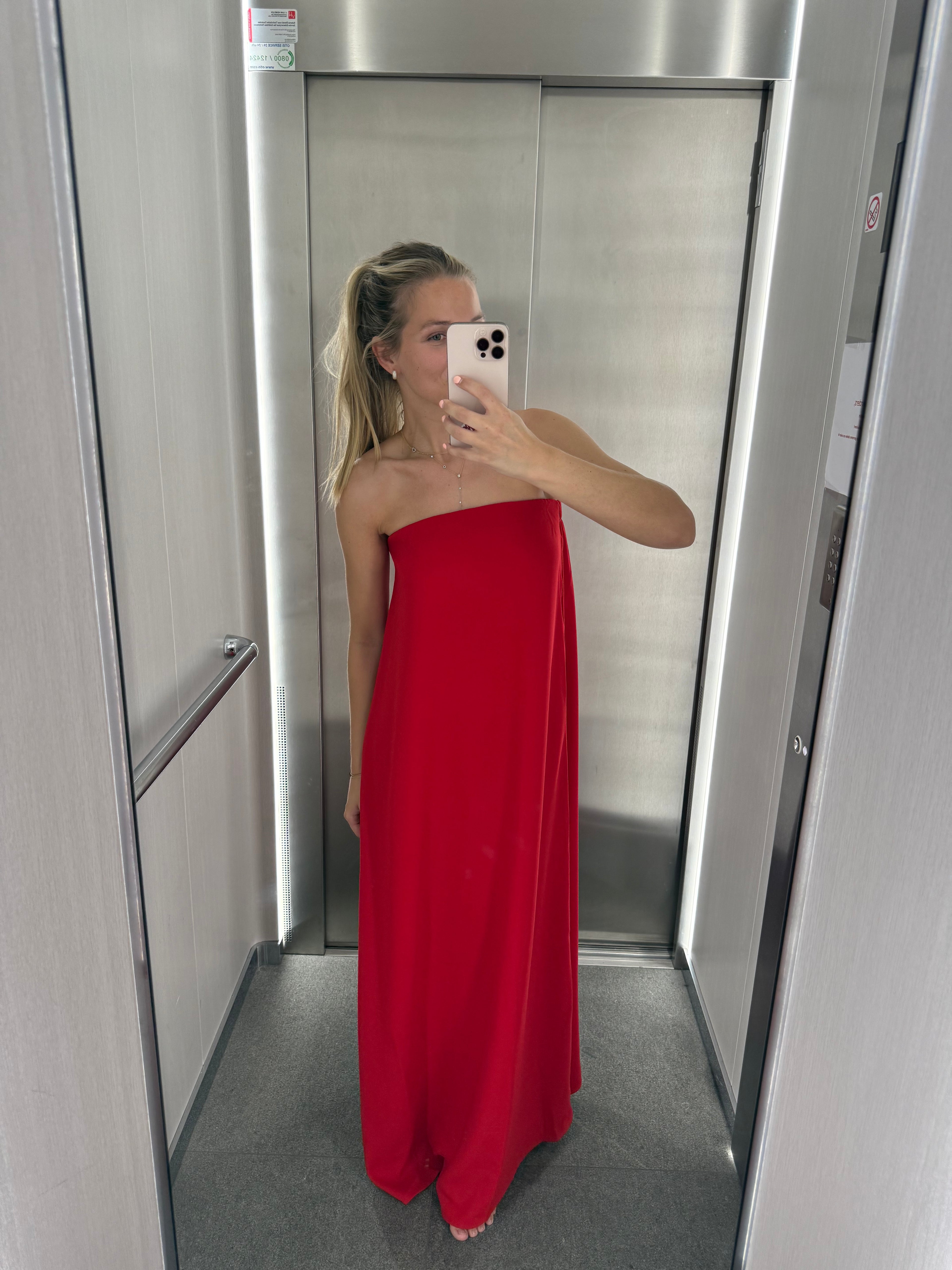 Anna Bustier Red