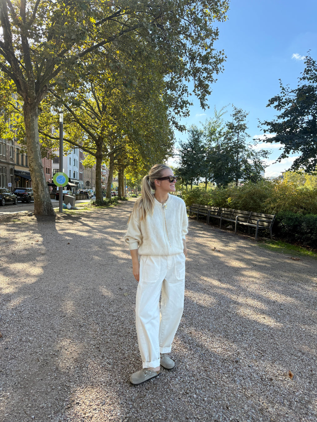 Juline Pants Ecru