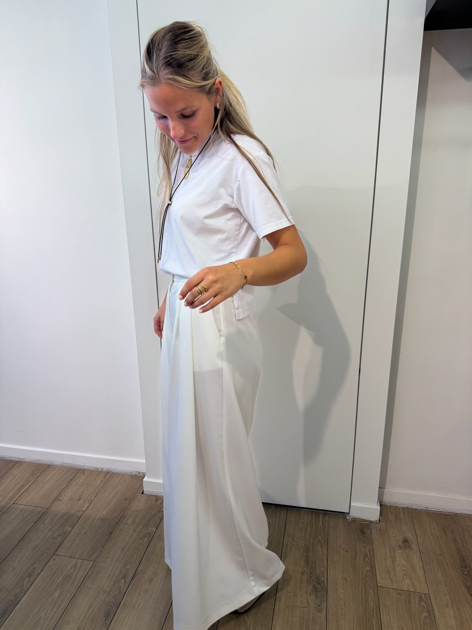Leonore Pants White