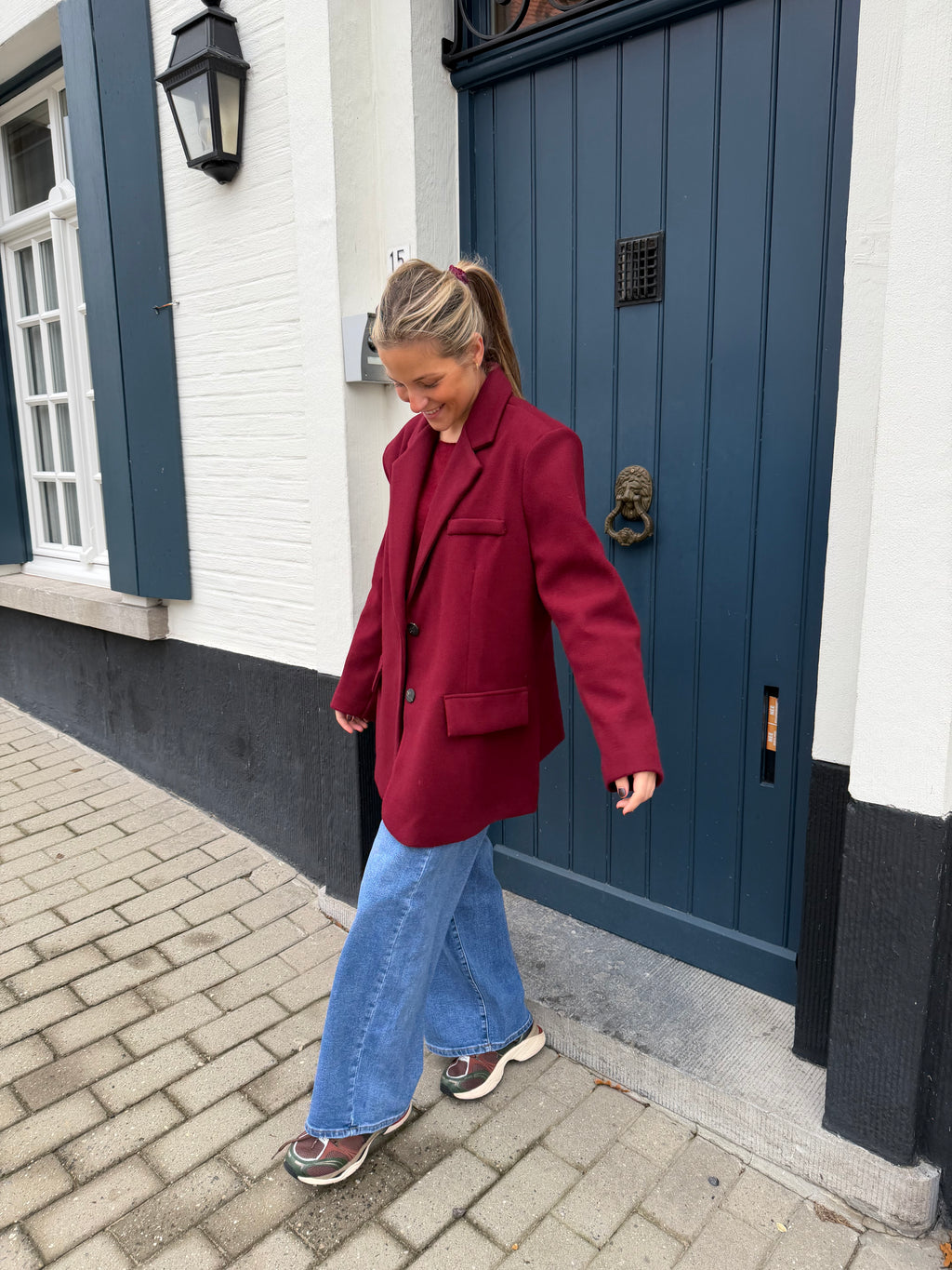 Julie Blazer Warm Red