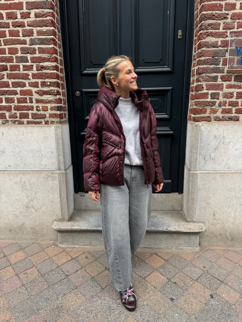 Juliette Coat Burgundy