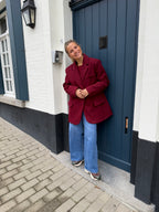 Julie Blazer Warm Red