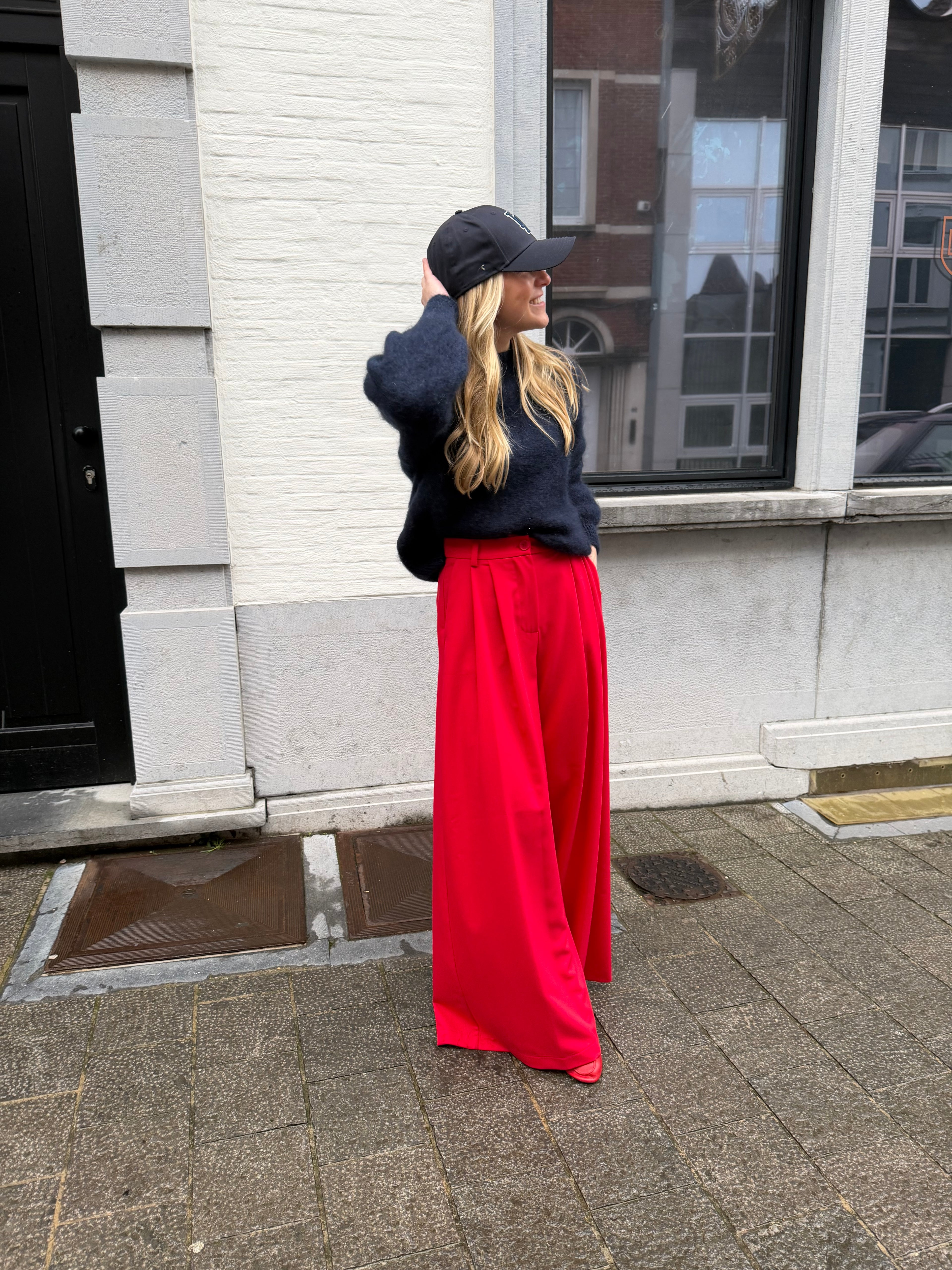 Madeleine Pants Red