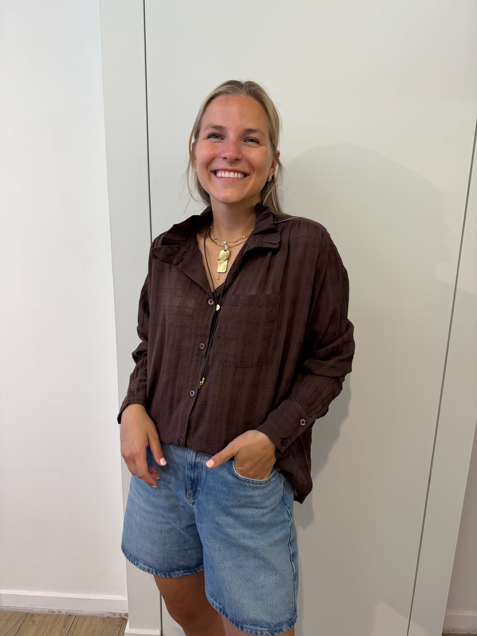 Brown Blouse