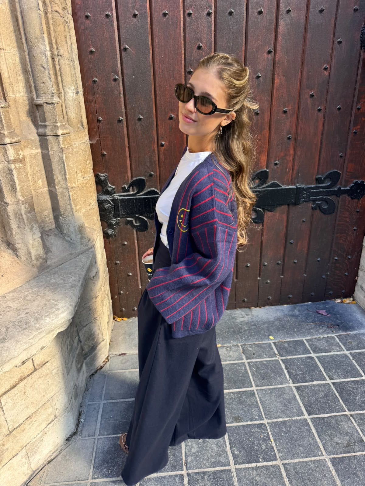 Suzette Cardigan Marine