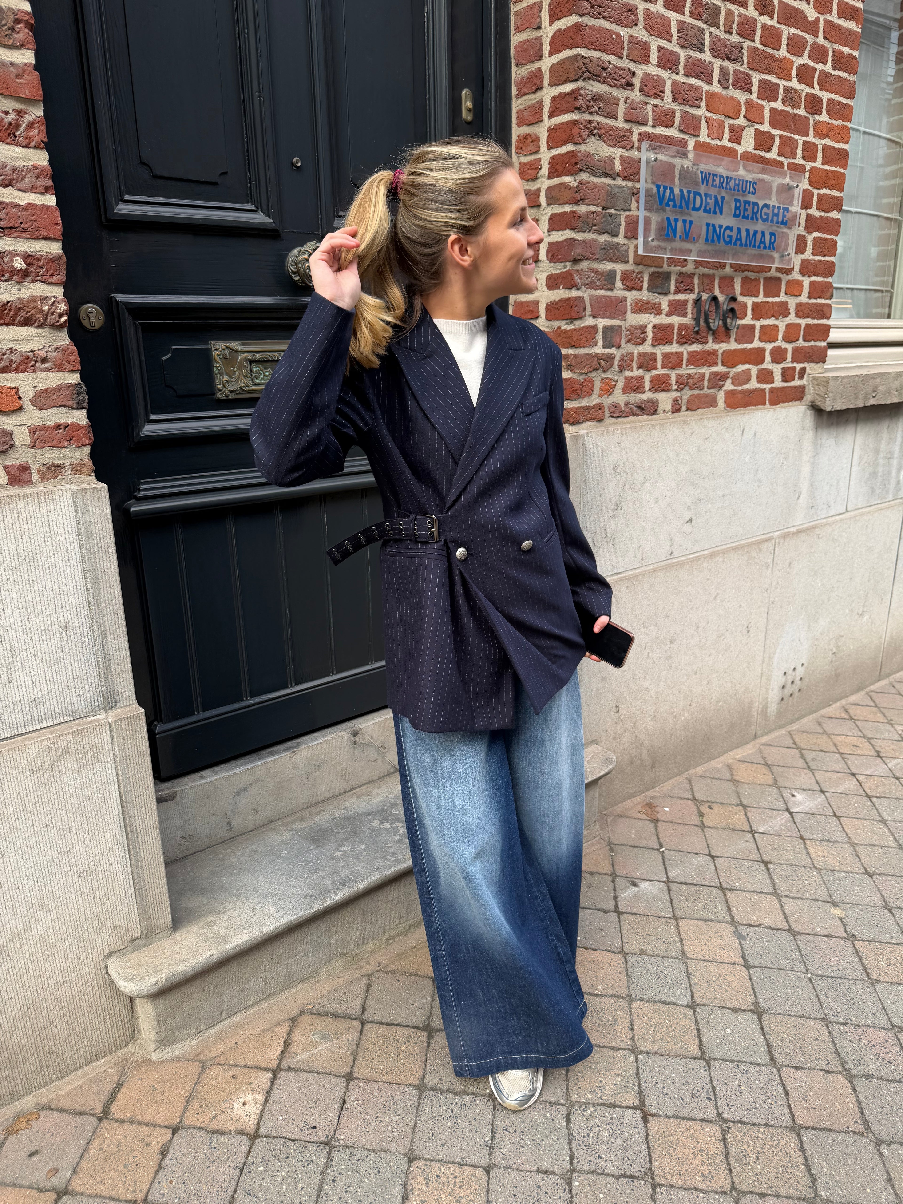 Marine Striped Blazer