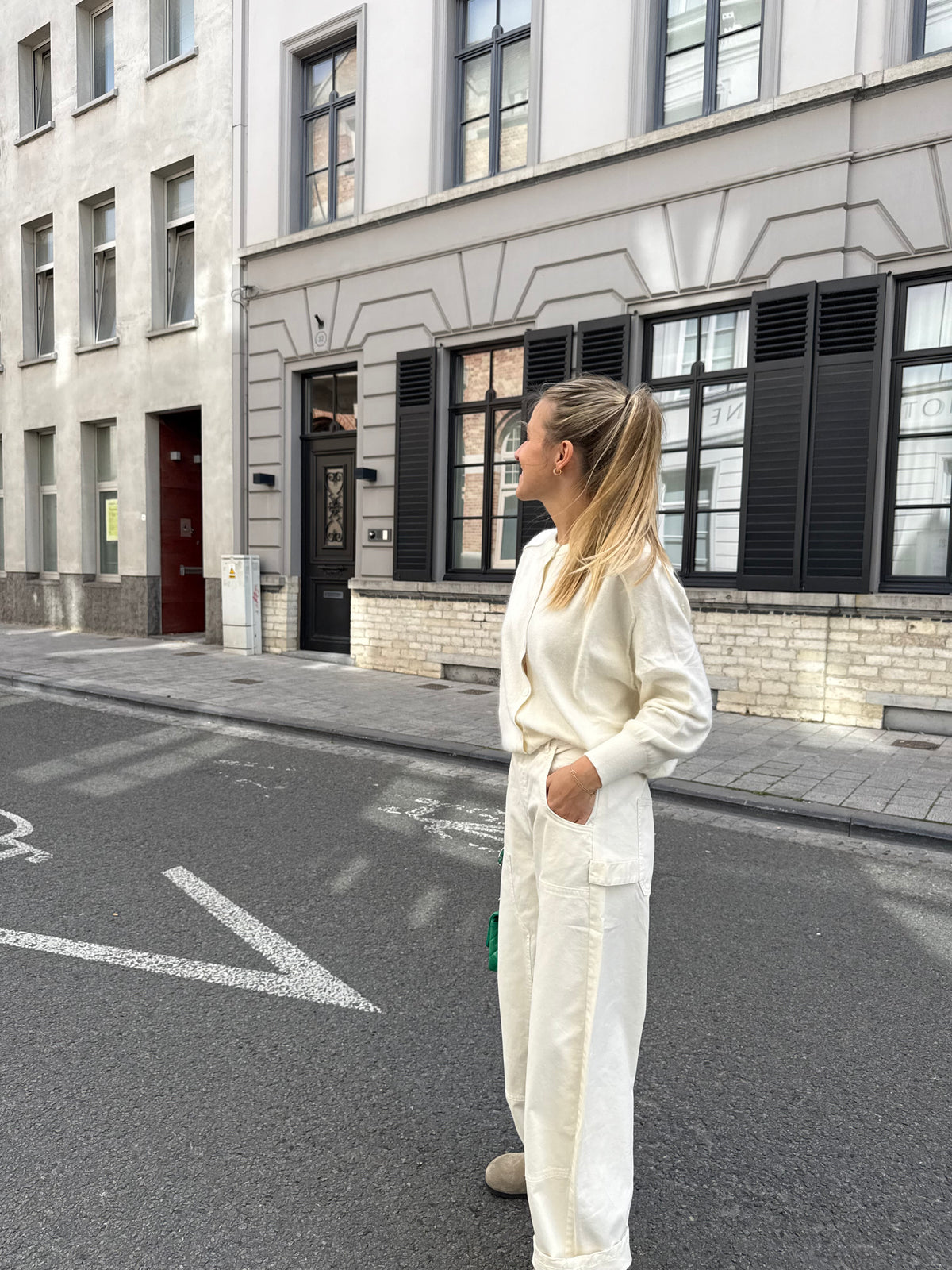 Lune Pants Ecru