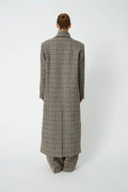 Oversized Coat - warm grey mélange