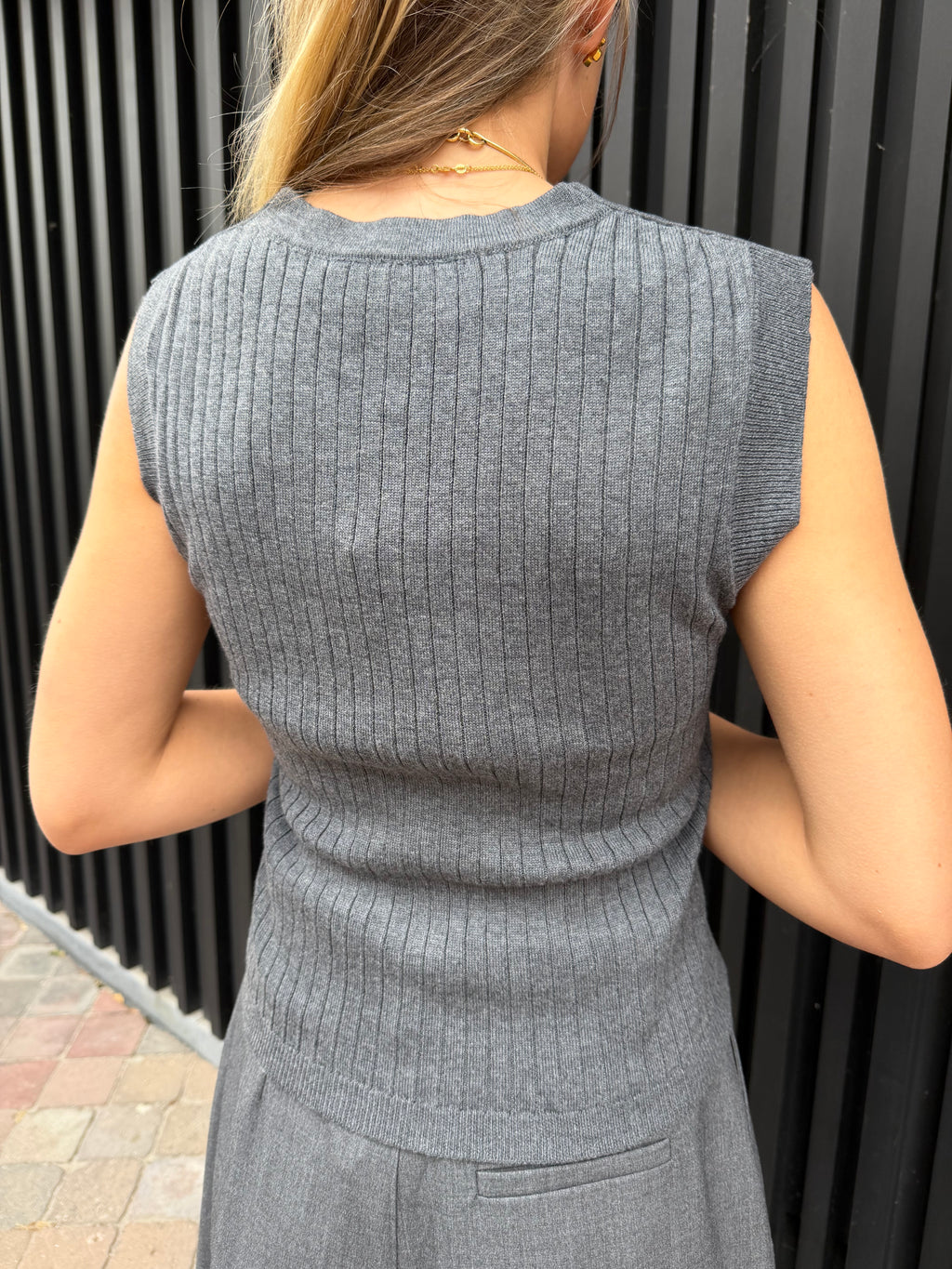 Alexandra Top Grey