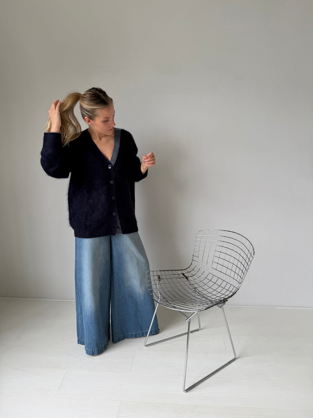 Nina Cardigan Marine