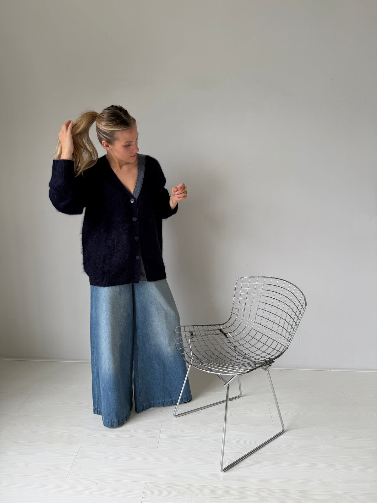 Nina Cardigan Marine