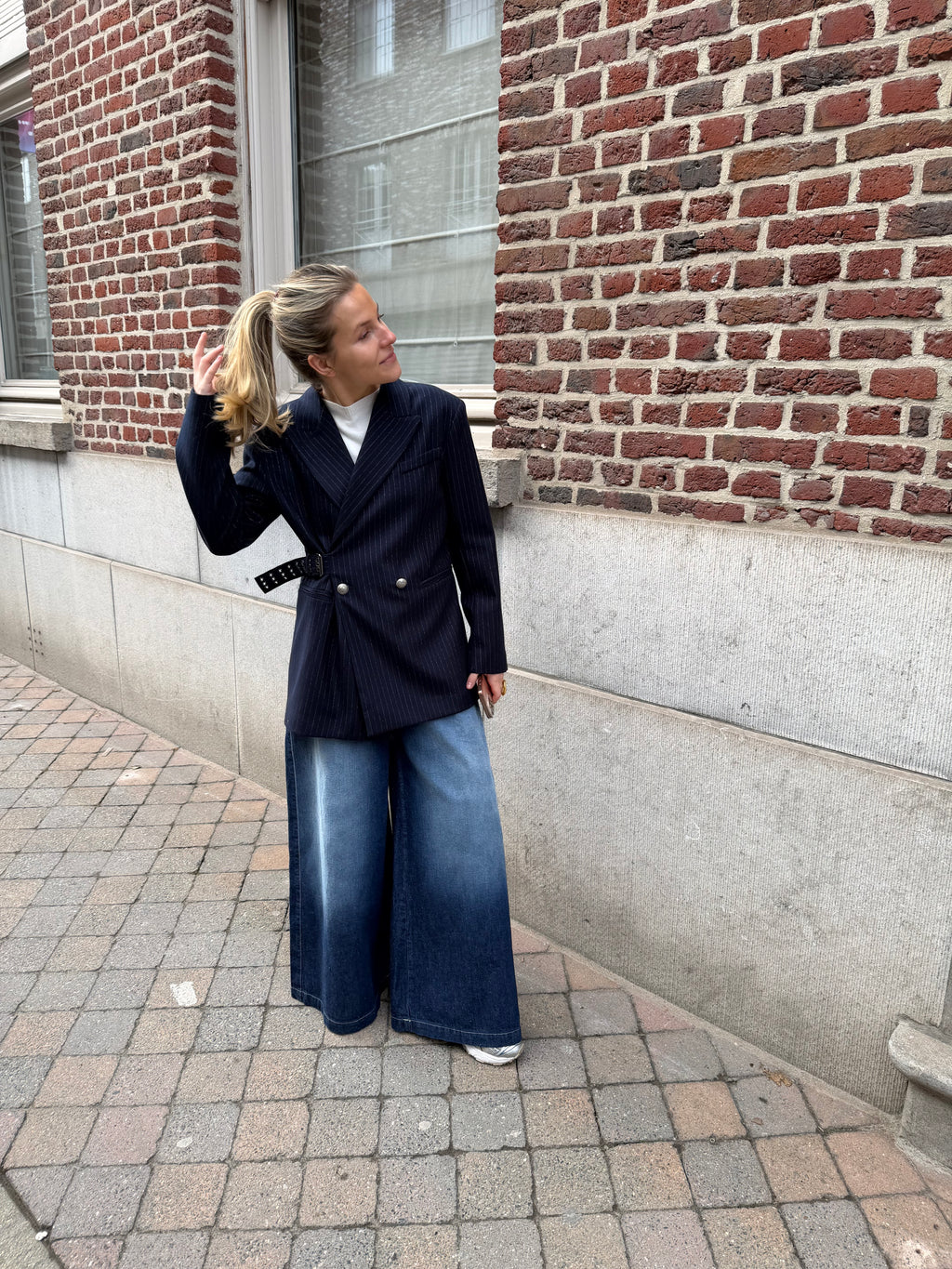 Marine Striped Blazer