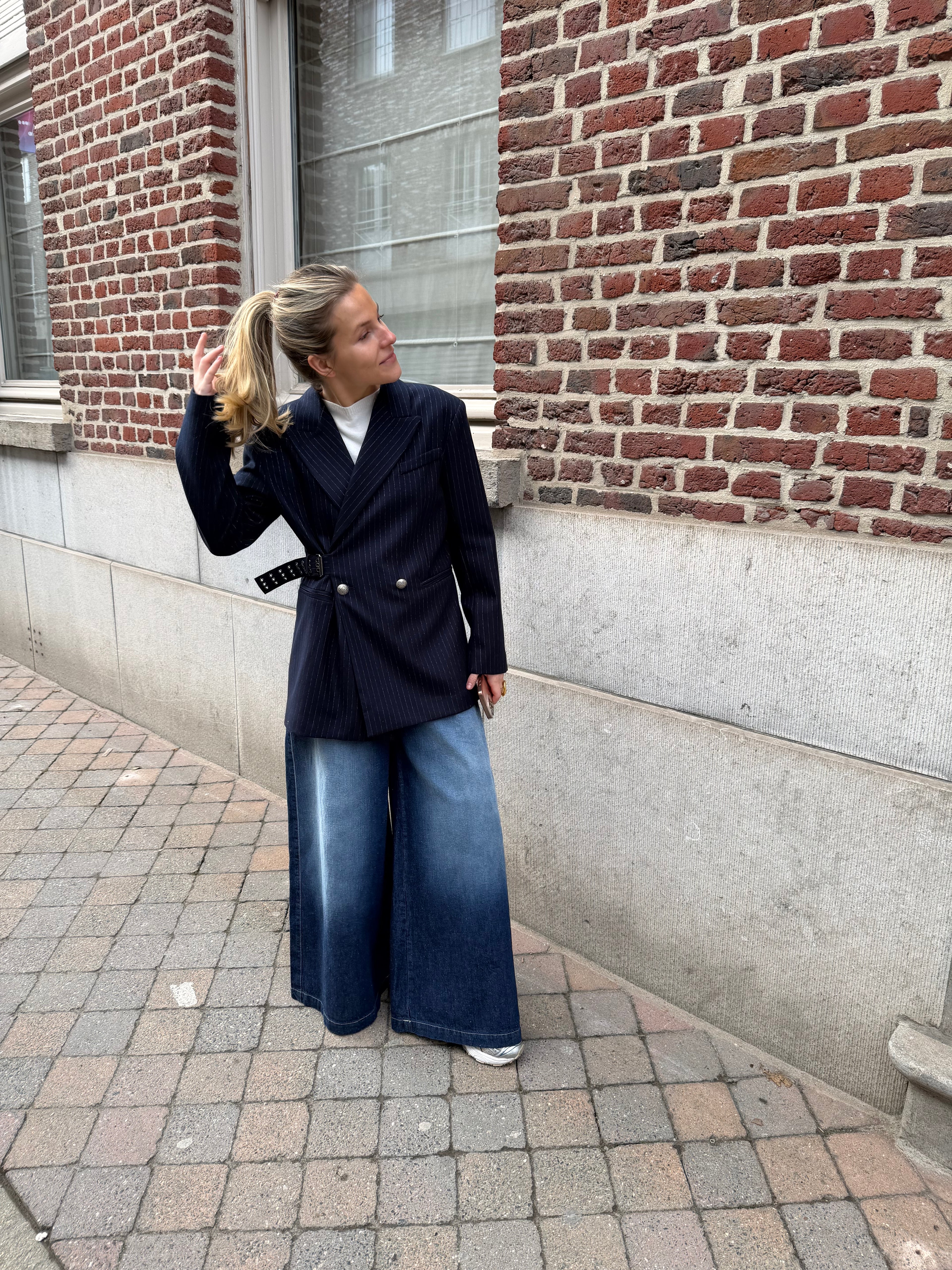 Marine Striped Blazer