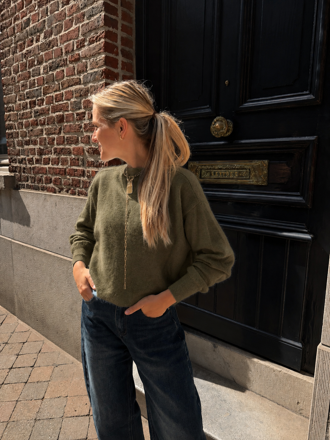 Reversible Gilet Khaki
