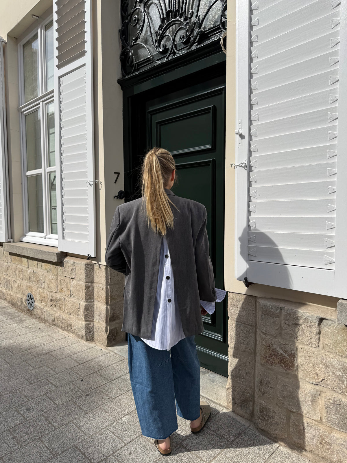 Alix Blazer Grey